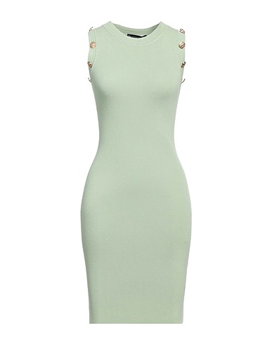 VANESSA SCOTT Short dress Light green 75% Viscose, 25% Polyester