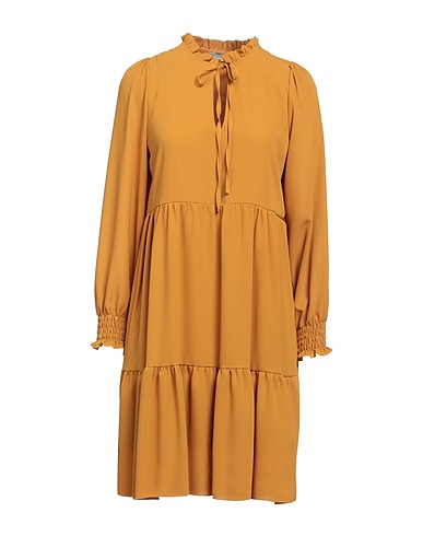 BOUTIQUE de la FEMME Short dress Camel 100% Polyester