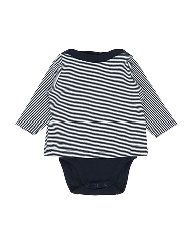 PETIT BATEAU Baby bodysuit Midnight blue 100% Cotton