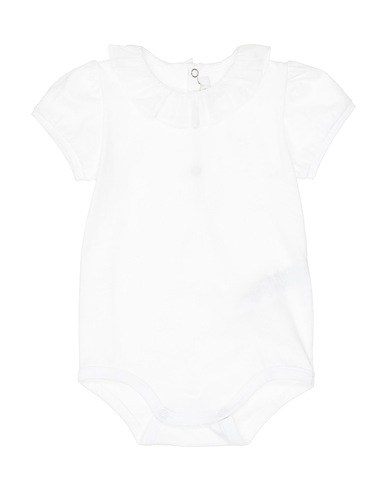 IL GUFO Baby bodysuit White 100% Cotton