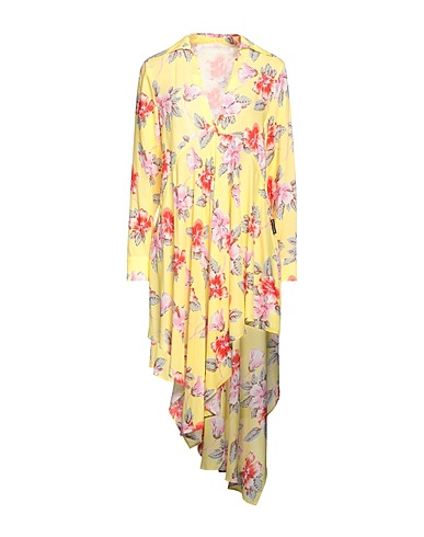 PALM ANGELS Minivestido Amarillo 100% Viscosa, Poliéster