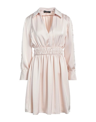 VANESSA SCOTT Short dress Beige 100% Polyester