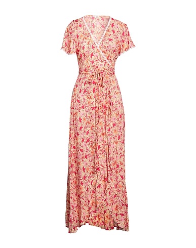 POUPETTE ST BARTH Long dress Beige 100% Viscose