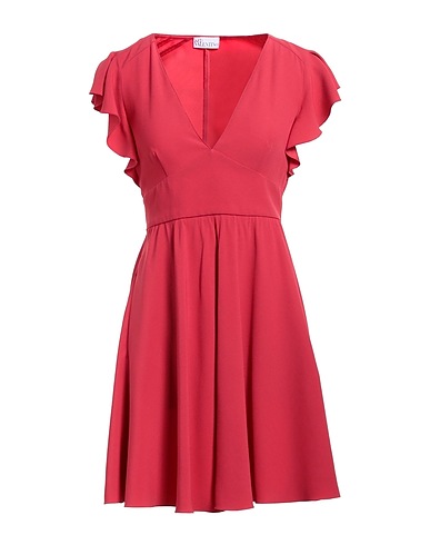 REDValentino Vestito corto Corallo 70% Acetato, 30% Viscosa