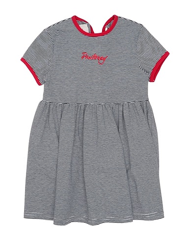 PEUTEREY Vestido para bebé  Black 95% Cotton, 5% Elastane