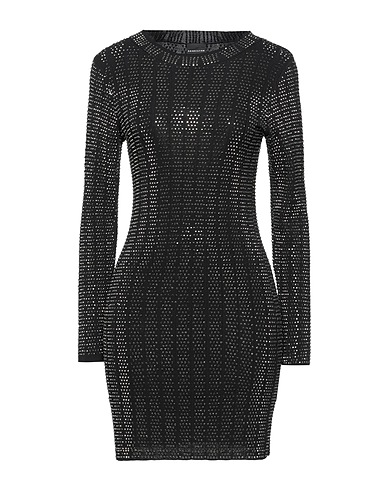 MARC ELLIS Short dress Black 65% Viscose, 35% Nylon