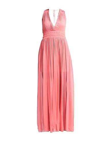 PATRIZIA PEPE SERA Long dress Coral 100% Viscose