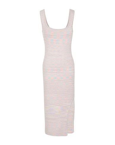 8 by YOOX Εφαρμοστό φόρεμα SLEEVELESS KNIT MIDI DRESS W/ SIDE SPLIT
 Ροζ 82% Βισκόζη, 16% Ανακυκλωμένος Πολυαμίδη, 2% Ελαστάνη