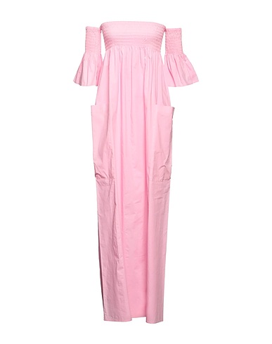 SEMICOUTURE Long dress Pink 100% Cotton