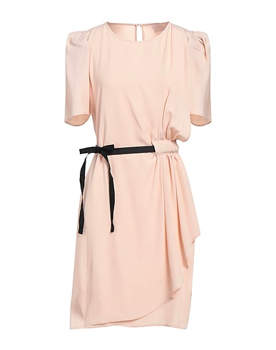 MERCI ITALIA Short dress Light pink 82% Acetate, 18% Silk