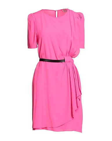 MERCI ITALIA Short dress Fuchsia 82% Acetate, 18% Silk