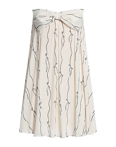 ELISABETTA FRANCHI Kurzes Kleid Weiß 100% Viskose