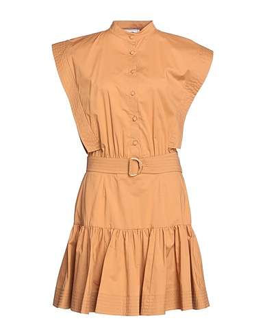 JIJIL Midi dress Camel 97% Cotton, 3% Elastane