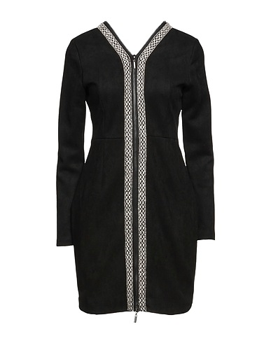 MARC ELLIS Short dress Black 95% Polyester, 5% Elastane