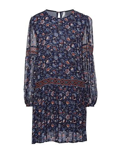 PEPE JEANS ミニワンピース・ドレス ミッドナイトブルー レーヨン 100%