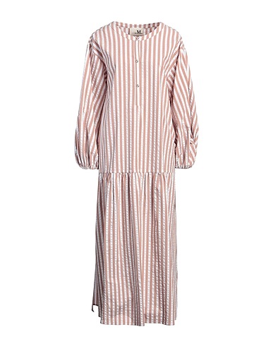THE M.. Long dress Antique rose 97% Cotton, 3% Elastane