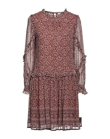 MOLIIN Copenhagen Short dress Taupe 100% Viscose