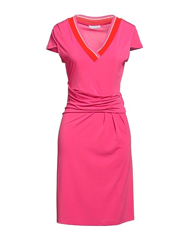 LUCKYLU  Milano Short dress Fuchsia 95% Polyester, 5% Elastane