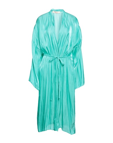 JUCCA Full-length jacket Turquoise 100% Polyester