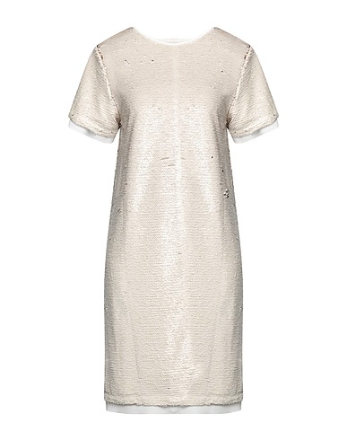 LUCKYLU  Milano Short dress Ivory 100% Polyester