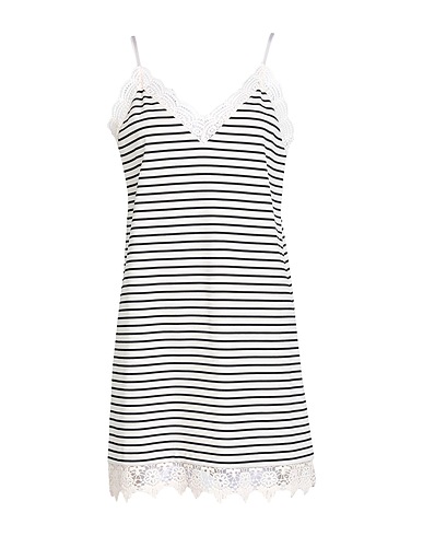 PINKO Short dress Ivory 80% Viscose, 17% Polyamide, 3% Elastane