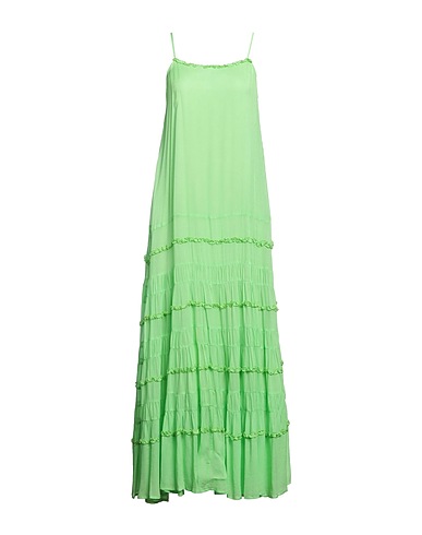 MA'COUTURE Long dress Green 100% Viscose