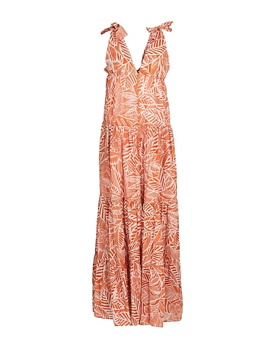 ACTITUDE by TWINSET Vestito lungo Arancione 100% Cotone