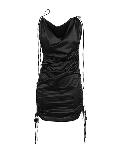 JIJIL Short dress Black 58% Cotton, 35% Silk, 7% Elastane