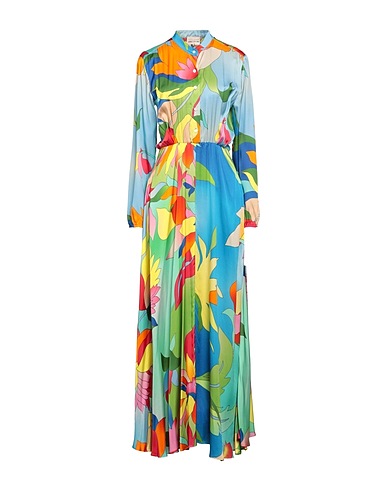 SEMICOUTURE Long dress Azure 100% Viscose