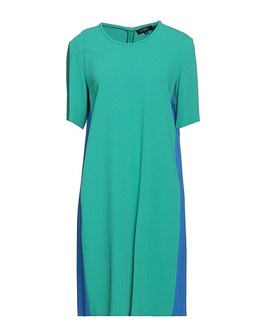 ANTONELLI Short dress Green 70% Viscose, 26% Acetate, 4% Elastane