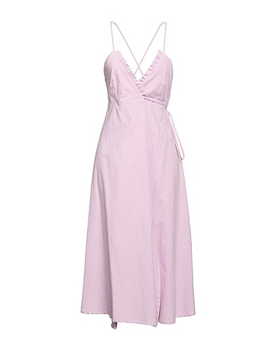 KATIA GIANNINI Midi dress Lilac 50% Cotton, 50% Polyester