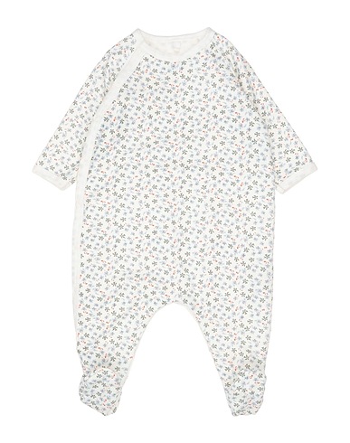 PETIT BATEAU Tutina Baby  Bianco 100% Cotone