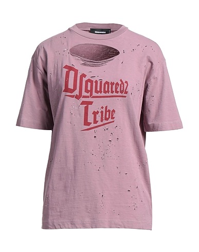 DSQUARED2 T-shirt Antique rose 100% Cotton