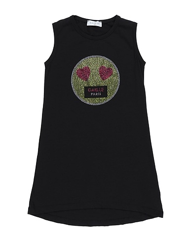 GAëLLE Paris Vestito Nero 93% Cotone, 7% Elastan