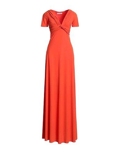 CHIARA BONI LA PETITE ROBE Vestito lungo Arancione 72% Poliammide, 28% Elastan