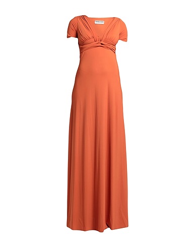 CHIARA BONI LA PETITE ROBE Long dress Rust 72% Polyamide, 28% Elastane