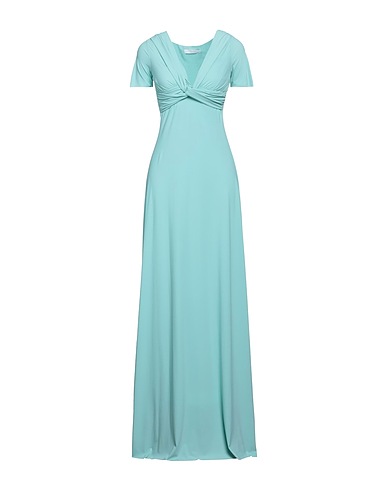 CHIARA BONI LA PETITE ROBE Vestito lungo Turchese 72% Poliammide, 28% Elastan