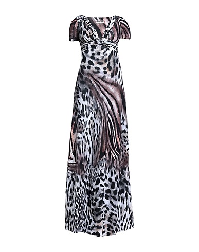 CHIARA BONI LA PETITE ROBE Long dress Brown 72% Polyamide, 28% Elastane