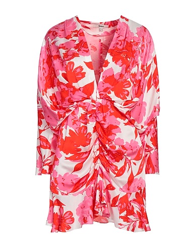 SISTERS Short dress Fuchsia 100% Viscose