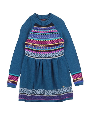 JUICY COUTURE Dress Deep jade 95% Cotton, 4% Cashmere, 1% Other Fibres