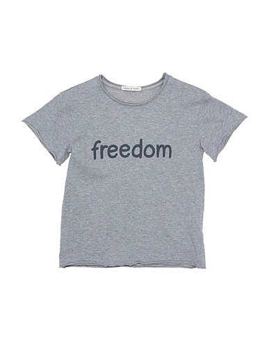 BABE & TESS T-shirt Grigio 100% Cotone