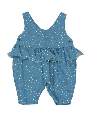MISS BLUMARINE Baby jumpsuit  Blue 65% Cotton, 35% PES - Polyethersulfone