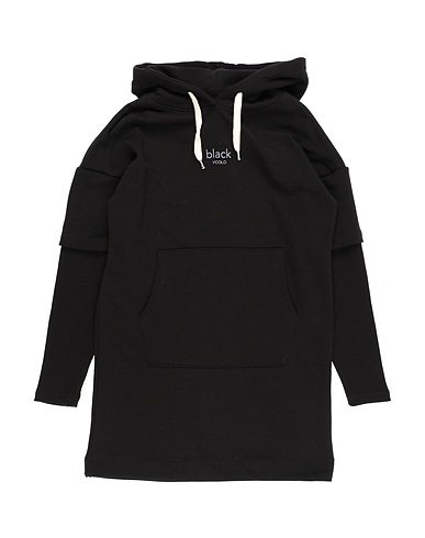 VICOLO Kleid Schwarz 65% Baumwolle, 35% Polyester