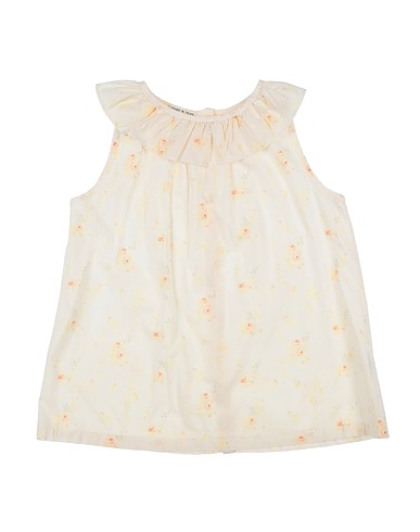BABE & TESS Top Avorio 97% Cotone, 3% Elastan