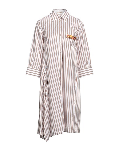LE SARTE PETTEGOLE Hemdkleid Weiß 60% Baumwolle, 40% Cupro