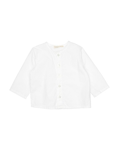 BABE & TESS Solid color shirt White 100% Cotton