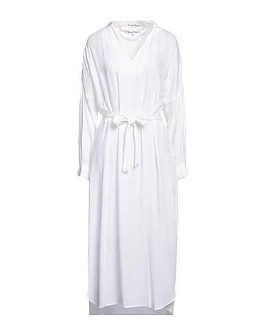 LE SARTE PETTEGOLE Midi dress White 100% Viscose