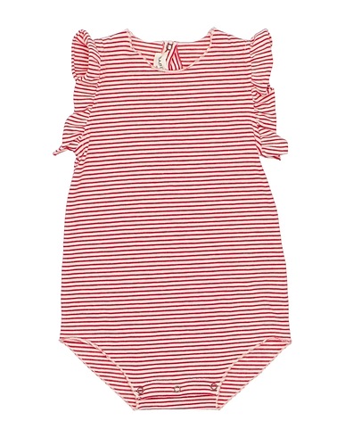BABE & TESS Baby bodysuit Red 94% Cotton, 6% Elastane