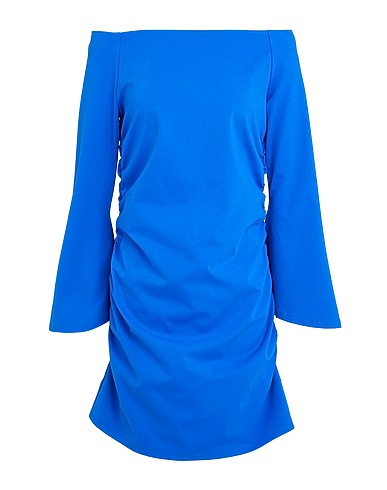 MERCI ITALIA Vestito corto Blu china 52% Cotone, 40% Nylon, 8% Elastan
