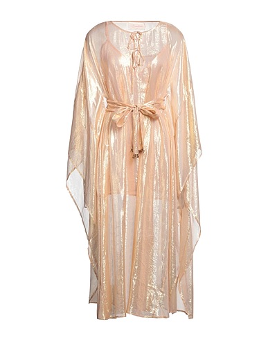 SUNDRESS Vestito lungo Oro 70% Viscosa, 30% Fibra di metallo